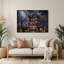 Image d'Halloween victorienne d'Halloween, art mural en métal mauve-500366710
