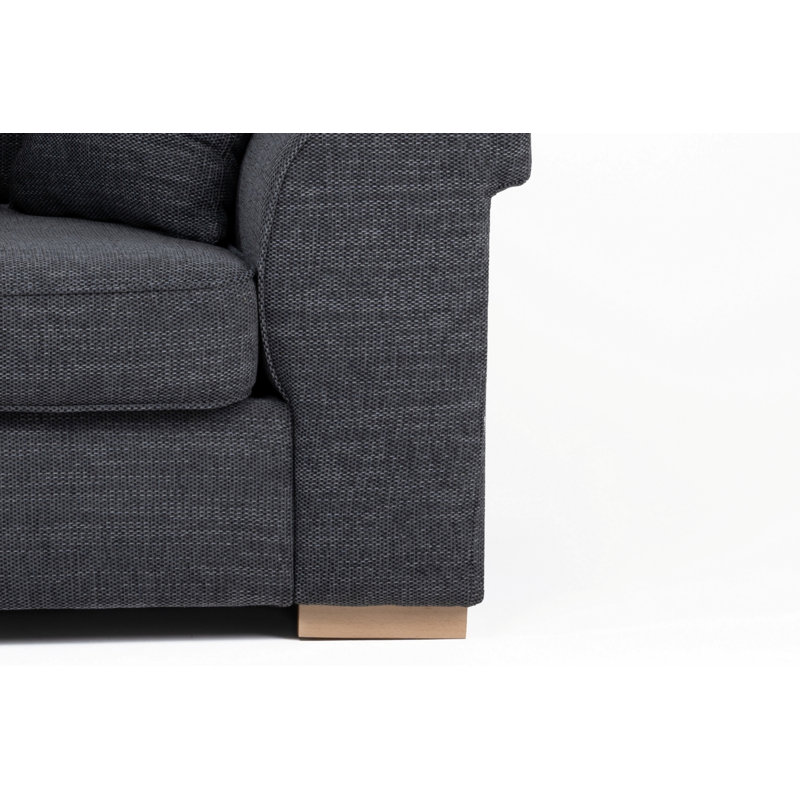 Picadilly 3 or 2 Seater Sofa, Black, 3