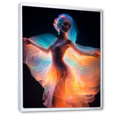 Iridescent Light Dancer Allure I - Woman Fashion Photography Wall Art Prints