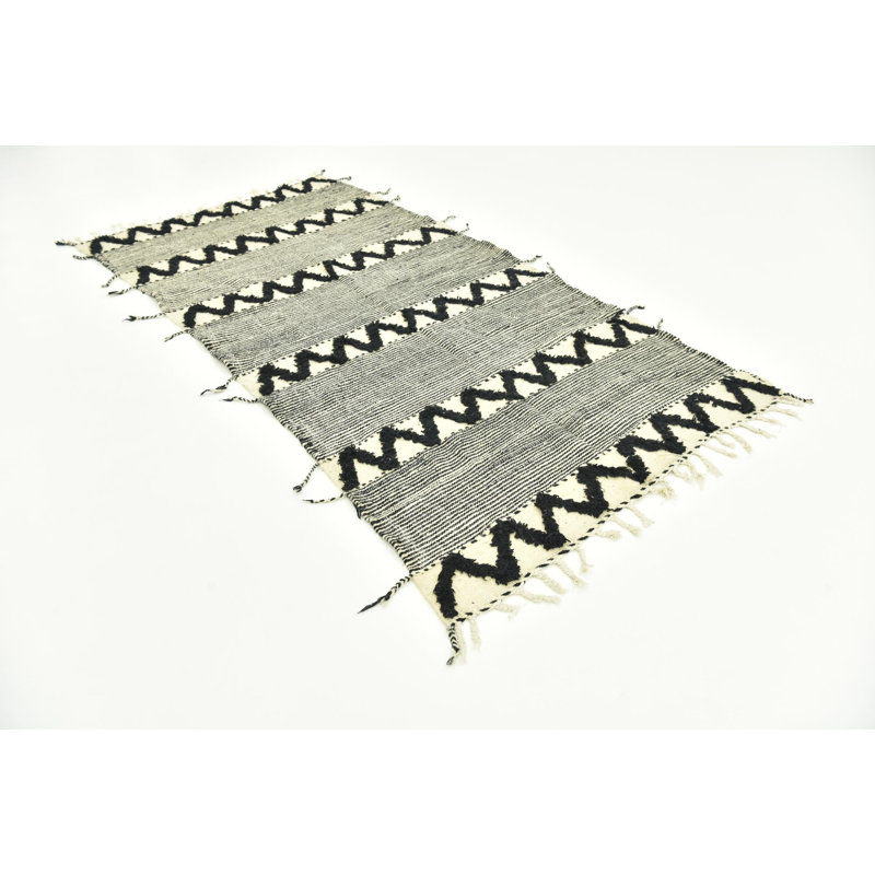 Tapis de couloir noir Kalmanovitz