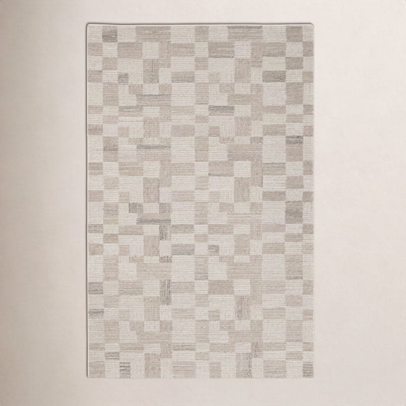 Tildi Hand Tufted Wool Roha Rug, Rectangle 8' x 10'
