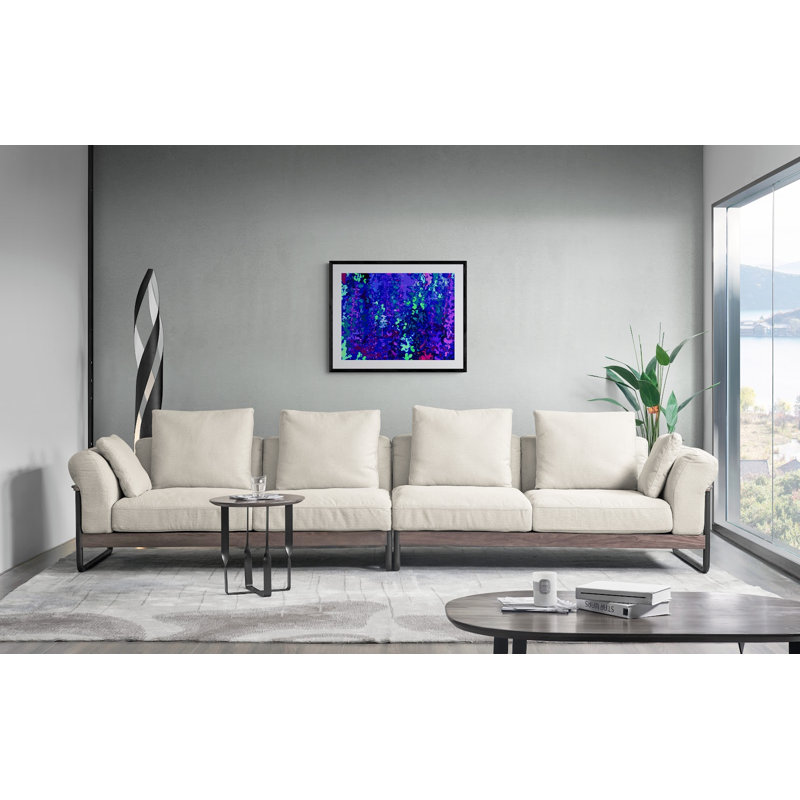 English Flowers Print by Drew Gaffney, 30" H x 24" W, Black Framed Paper