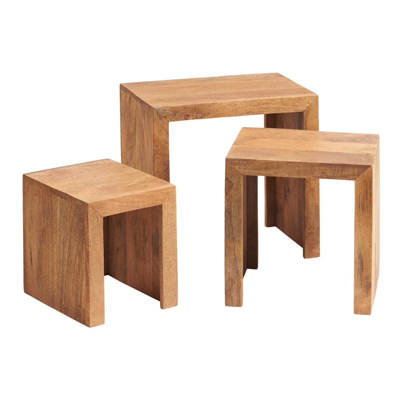 Adeliza Solid Wood Nesting Tables