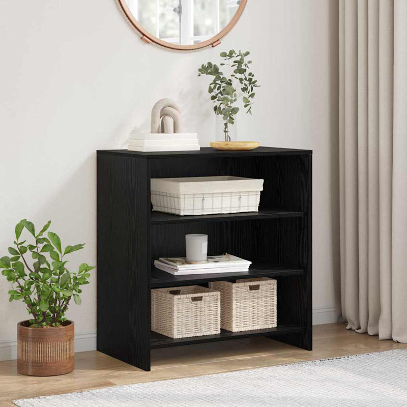 Sideboard 70 X 41 X 75 Cm Engineered Wood, Black