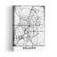 «Orlando City Map», art contemporain abstrait, impression d'art mural-553646957