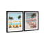 Oliver Gal Beach Umbrella Set Coastal - Luxury Shadowbox Framed Wall Art-726531569-726531571