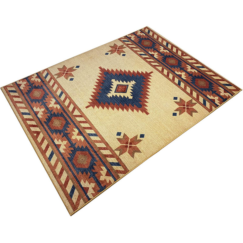 Tapis Southwestern, Rectangle 2 pi 8 po x 4 pi