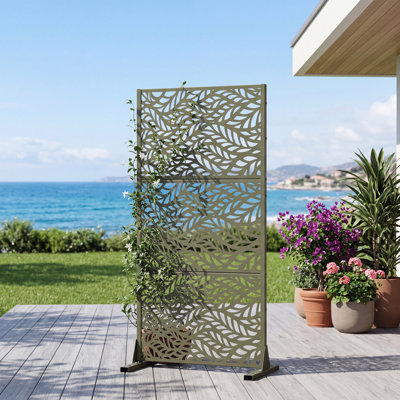 Glade 59 in. H x 30 in. W Privacy Metal Screen Fence Panel