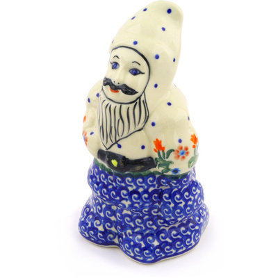 Polish Pottery 7" Santa Clause Figurine