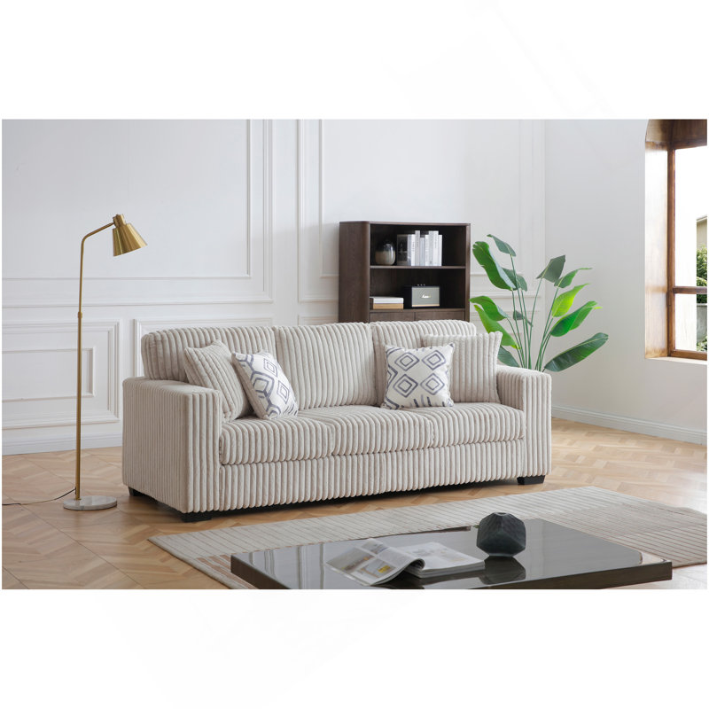 Canapé Teddy G00187A-S IVOIRE, L 92 po