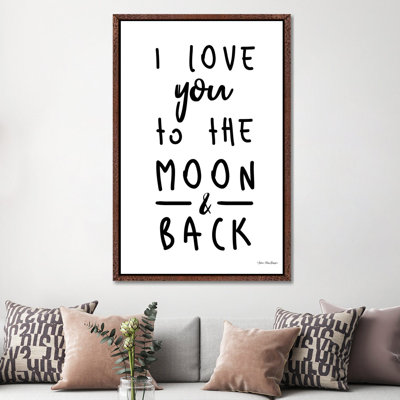 To The Moon - Print on Canvas