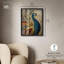 Décoration murale Boho "Peacock Mosaic II" par Art Remedy, cadre noir, 24 x 30-106224421-106224417