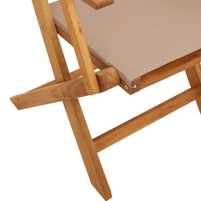 Castres Patio Dining Accent Chair, Taupe