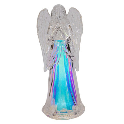 Kurt Adler Light Up Christmas Tabletop Figurine, Praying Angel, 10.5in