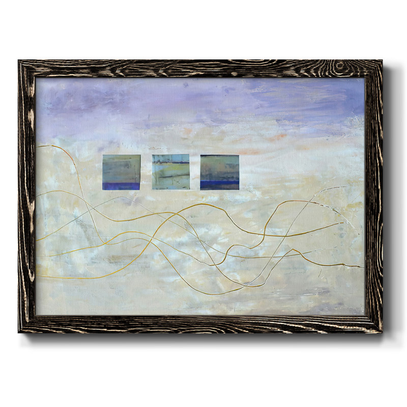 " String Windows I ", 26" H x 38" W x 1.5" D, Black