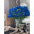 Large Rota Cylinder With Blue Tulips 