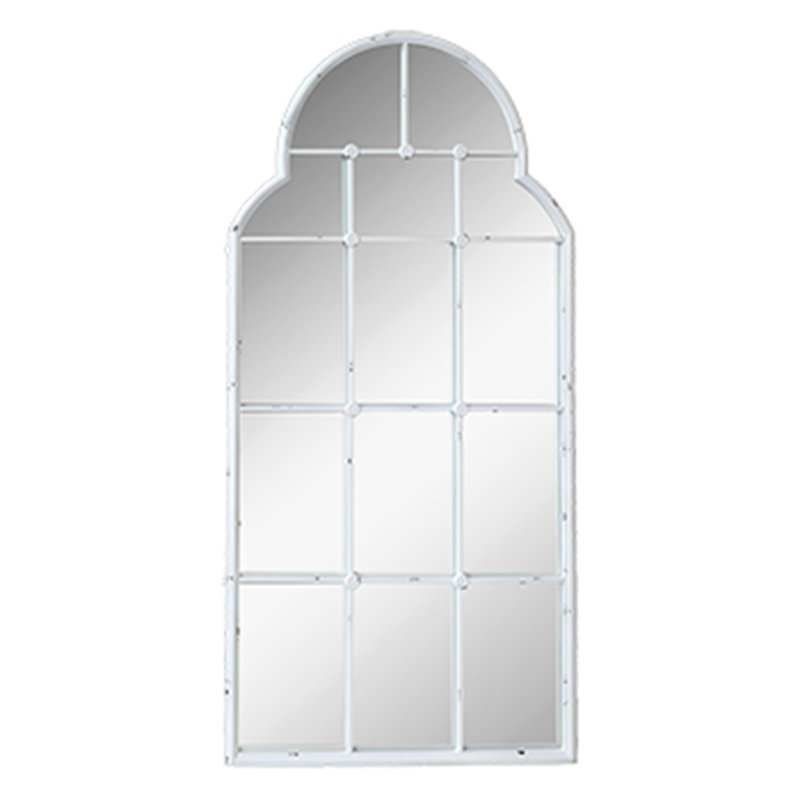 Miroir à cadre blanc 60 po