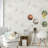 Retro Fade Style Damask Wallpaper Roll Non-woven-13456774
