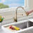 Topcraft Single-Handle Single-Hole Kitchen Faucet-114456755
