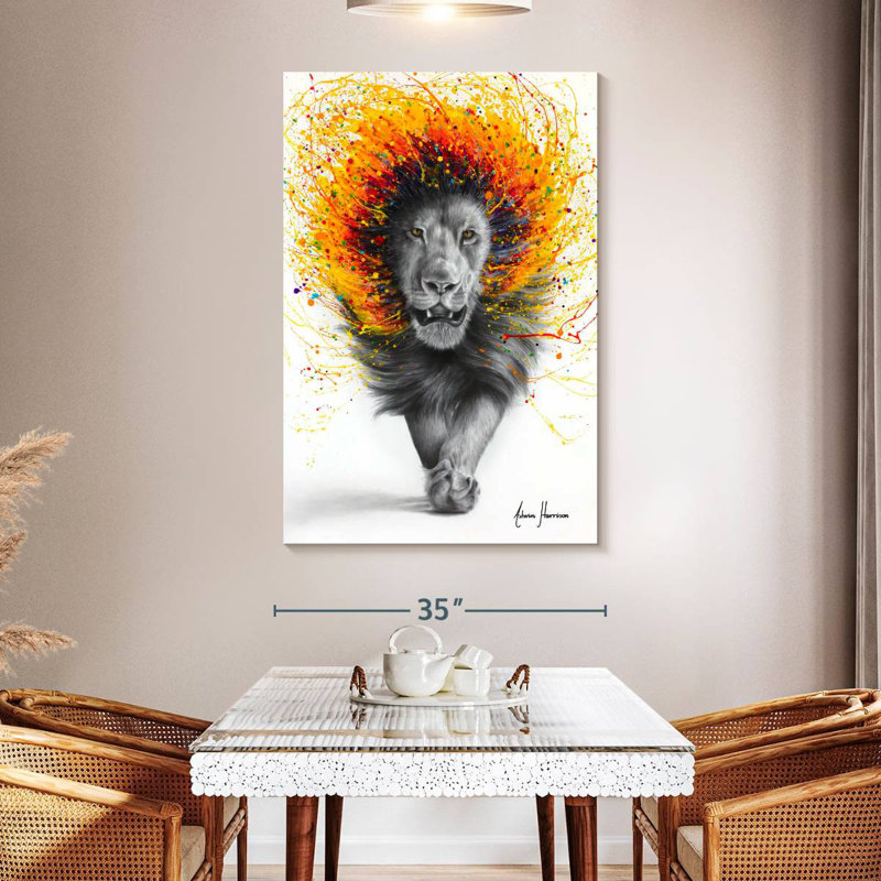 Brampt Luxor Lion, 51" H x 34" W