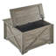 Table basse en gris rustique