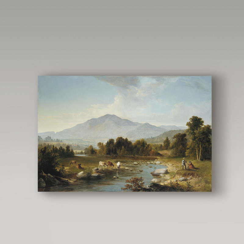 « high point shandaken montagnes 1853 », reproduction d’impression sur toile tendue, H 12 po x l 19 po