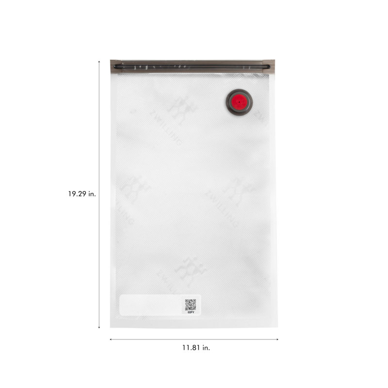 ZWILLING Fresh & Save Assorted Sizes Vacuum Sealer Bags, Reusable Sous Vide Bags