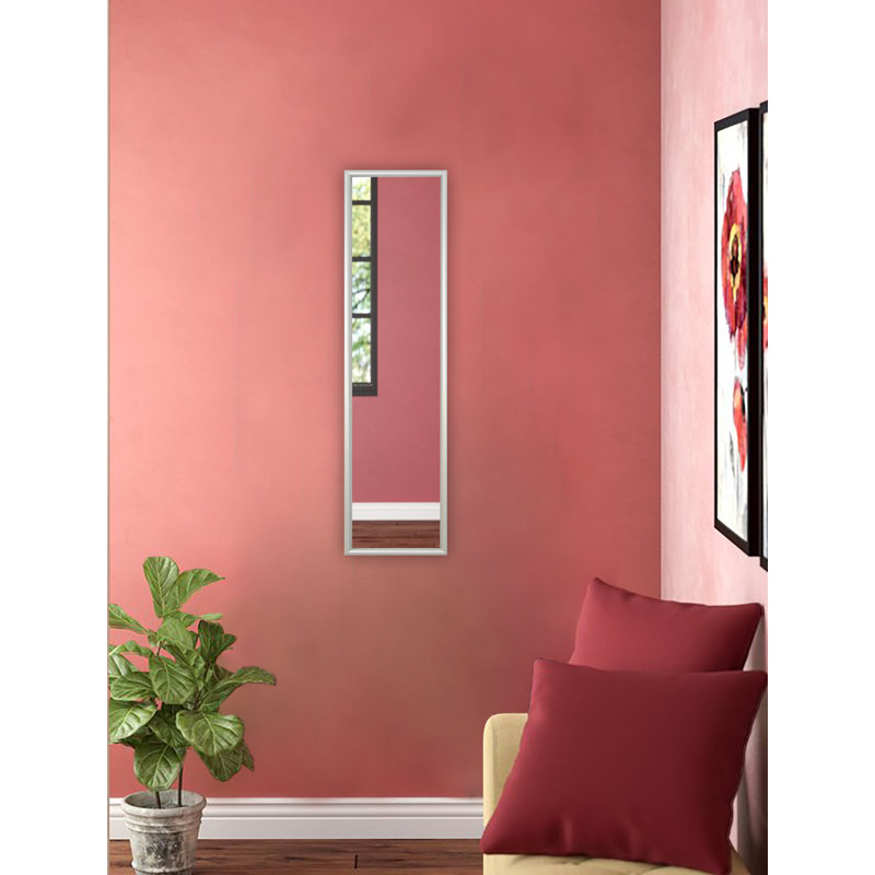 Derosier Metal Flat Wall Mirror, 24" H x 6" W