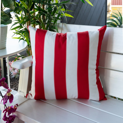 Striped Outdoor Throw Pillow