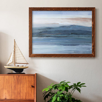 Across the Lake - Reproduction d'un seul cadre photo sur toile