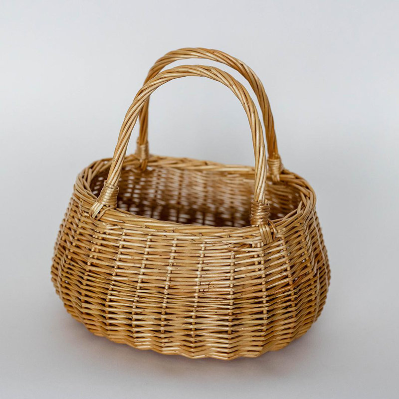 Panier décoratif en saule