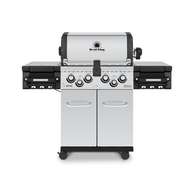 Broil King RegalÂ 4-Burner Convertible Gas Grill with Side Burner -  956344