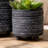 Outdoor Planters, Planter, Garden, Hanging Planter, Patio Decor, 6/8" Black Planter