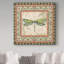  Art mural sur toile tendue - "Bohemian Dragonfly 2" par Jean Plout pour décoration de salon, de chambre à coucher ou de bureau - 14 x 14-30362006