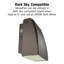 70-Watt Equivalent VersaPak LED Wall Pack Light Adjustable 1900-4050 Lumens and CCT with Photocell