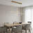 59 Inch Modern Line Rectangle LED Pendant Light Aluminum Suspension Dimming Island Kitchen Light-1944409431