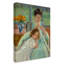 «Young Mother Sewing» par Mary Cassatt, reproduction sur toile-935483589