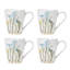 Wildflowers Mugs, Set Of 4