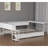 Corner Bed Frame Twin Size with Bookcase and 2 Underbed Storage Drawers, Modern Bed with LED Light and Charging Station, Left and right interchangeable-1335259874-1335259884