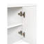 Console multimédia Grace-Arch avec portes réglables et pieds en bois massif, convient aux téléviseurs de 78 po ou moins - ivoire-434961281