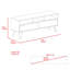Duflos wide screen TV Stand for TVs up to 60"