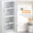 72" Freestanding 4-Door Kitchen Pantry