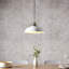 Conn 1 - Light Gold Dome Pendant-586941065