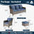 A Three-Seater Sofa + Two Armchairs + Two Footstools