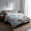 Ensemble de housse de couette Coastal Bed Of 3 Pcs - Floral Soft Paradise Petals