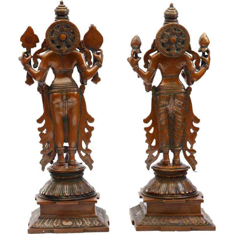 Ensemble de 2 figurines Lakshmi Narayana