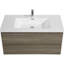 Meuble-lavabo mural moderne pour salle de bain-349795663