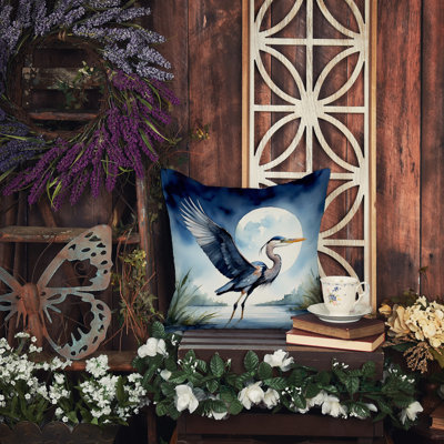 Coussin Blue Heron