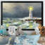 Phare de la mer, reproduction d'art sur toile-1033300773-1033300772