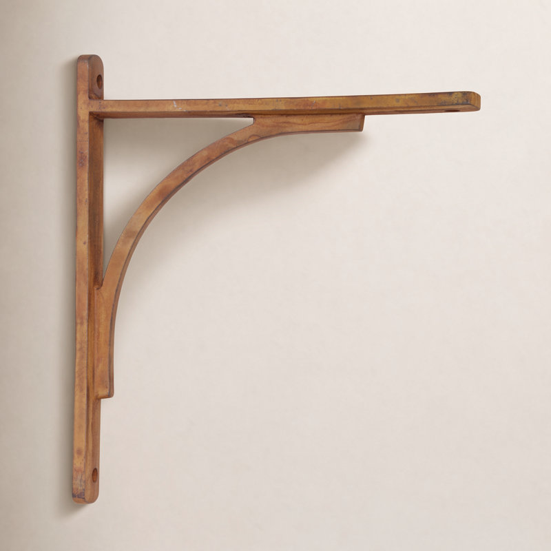 Équerre de tablette en fer, Rouille